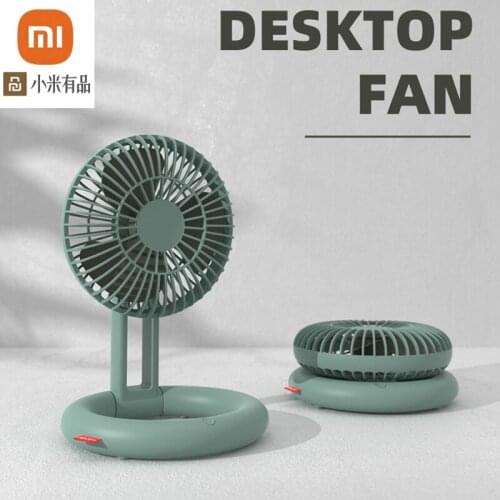 Summer new desktop folding table fan portable USB charging mute small fan mini retractable fan for youpin youpin