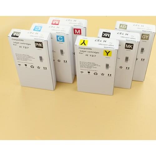 Upgrade compatible cartridge with chip without ink For HP 727 300ML For HP DesignJet T920 T1500 T2500 T930 T1530 T2530