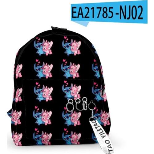 New Disney Stitch Anime Orthopedic Backpack for Girls Boys Fashion Casual Kids School Bag Outdoor Travel Picnic Backpack Mochila