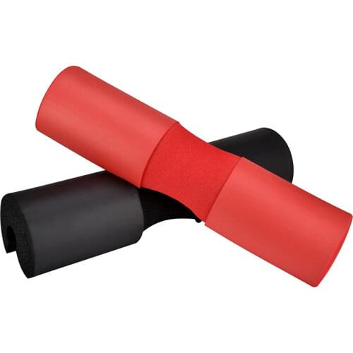 Barbell Squat Pad Neck Shoulder Protective Pad Support with Fixing Straps for Squats Lunges Hip Thrusts Weight Lifting Bar Pad