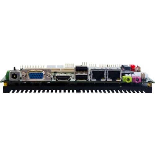 Factory Intel Atom CPU Fanless industrial Motherboard 1*VGA 1*HDMI 1*LVDS for Mini pc X86 embedded board