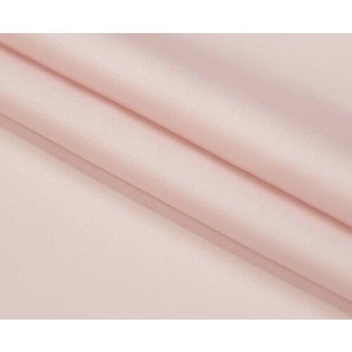 Pink heavier stretch silk georgette satin fabric silk satin elastic double Joe,SSC507