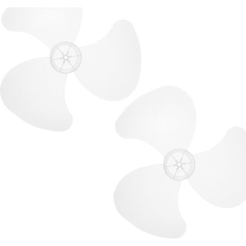 2pcs 14/16inch Universal Replacement Fan Blades 3 Leaves For Standing Pedestal Fan Table Fanner General Accessories