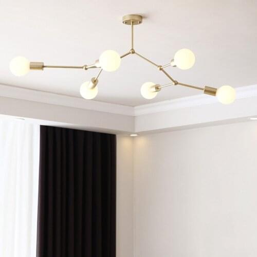 Modern Chandelier Ceiling Living Room Bedroom Kitchen Lustre E27 LED Chandeliers Lamp Lighting Indoor Home Decor Fixture Lights