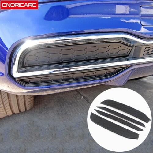 Car Styling Rear Fog Lamp Grid Sequins Decoration Cover Trim 4Pcs For Audi Q5 FY 2018 2019 Exterior Body Accessories Stickers