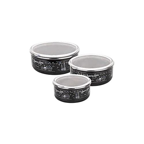 Tantitoni Love Menu Set of 3 Enamel Storage Box KAPYA 141618SKLM