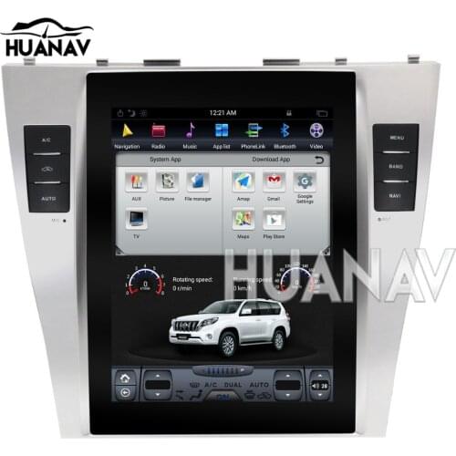 Tesla style 10.4 inch Car GPS For TOYOTA CAMRY 2007-2011 stereo in car multimedia no DVD player 1 din radio Android head unit