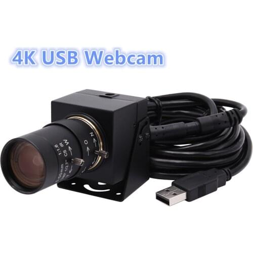 4K PC Webcam HD 3840x2160 Sony IMX317 USB Computer Web Camera Video Cam for Mac Windows Laptop