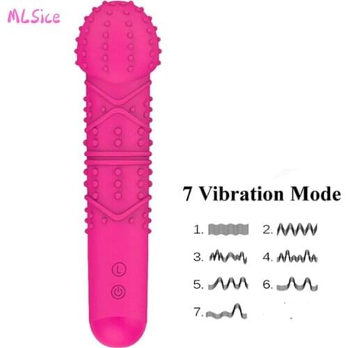 Powerful Clitoris Vibrators USB Recharge Magic Wand AV Vibrator Massager Sexual Wellness Erotic Sex Toys for Women Adult Product