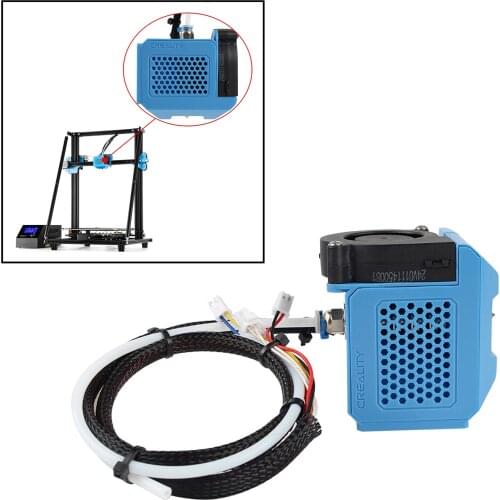 Replacement Assembled Extruder Kit for Creality CR-10 V2 V3 CR10 Accessories Parts with Heating Block 0.4mm Nozzle