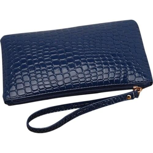 Women PU Leather Wallet Purse Card Phone Holder Makeup Bag Clutch Handbag New