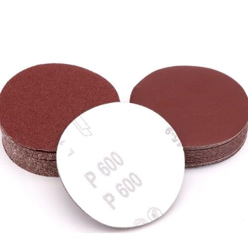 100Pcs 4 Inch 100mm Grit 60/80/100/120/150/180/240/320/400/600/800/1000 Sanding Discs Sandpaper Hook Loop Pad