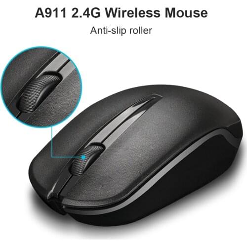 A911 2.4GHz Wireless Optical Mouse Mice with USB Receiver for Desktop Laptop PC Desktop Professional Computer Mouse