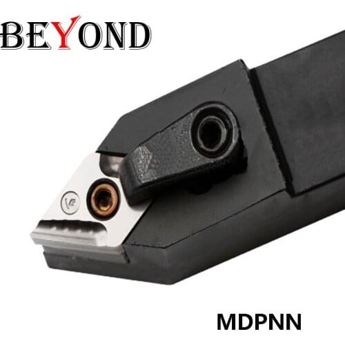 BEYOND MDPNN MDPNN3232P15 3232 Lathe Turning Tools External Tool Holder Cutter Bar Shank Solid Carbide Inserts DNMG