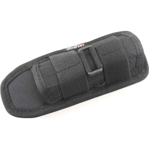 UF-402 14.8x5.5cm 360Degree Rotatable Nylon Black Holster for Flashlight