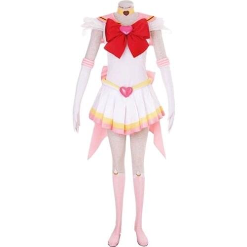 Anime Chibiusa Chibi Super S Cosplay Costume Small Lady Serenity Dress Custom Made