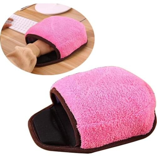 USB Heated Mouse Pad Mousepad Mat Mause alfombrilla ordenador Hand Warmer with Wristguard Warm Winter Mouse Mat USB Port #1120