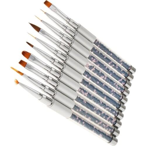 Lots 10x Premium Nail Art Design Painting Dotting Detailing Pen Brushes Kits