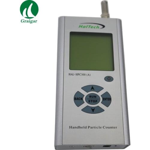 New HAL-HPC300(A) Digital Handheld Optical Particle Counter 3 Channels Dust Analyzer Size Range 0.3um~10um