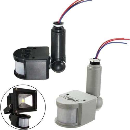 New Outdoor Motion Sensor Switch 220V Wall Light Lamp LED PIR Infrared Motion 180 Degree Rotating Switch Sensor Detector