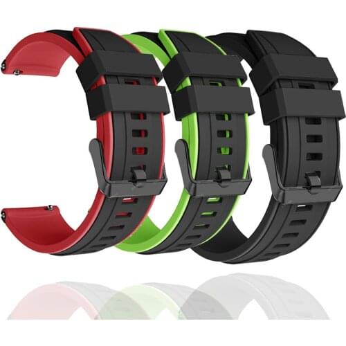 22mm Silicone Strap Watchband For Huawei Watch 3 / GT2 46mm/ GT 2 pro Wristband Quick Releas Bracelet For Samsung Galaxy 3 45m