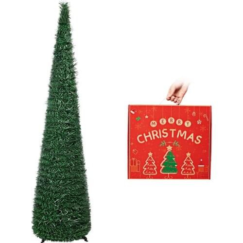 Christmas decoration 1.5m dark green top Christmas tree, handmade Christmas tree, New Year decoration