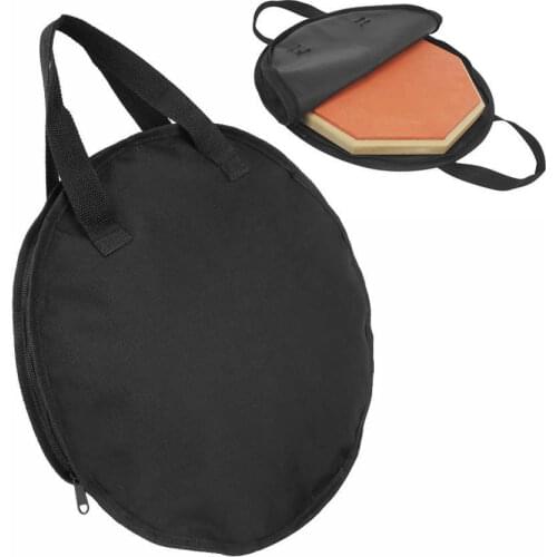Portable 12 Inch Drum Bag Compact Size Snare Drum Bag Black Oxford Cloth Carrying Bag Case Percussion Instrument Accessories