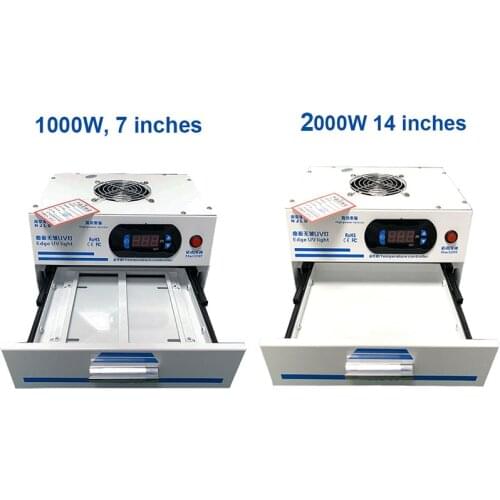 1000W UV Curing Lamp High Power LED Curing Oven UV light Box For Samsung iPhone Mobile Phone Repair Tool