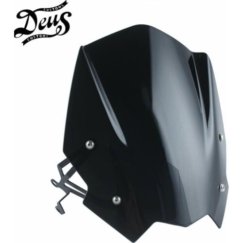 Motorcycle Wind Deflector For BMW G310R 2016 - 2019 Windscreen Windshield Shield Screen With Mounting Bracket G310 R ABS