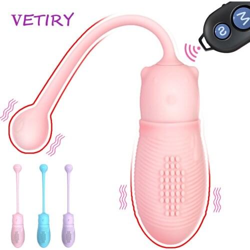 Bullet Vibrator Anal Plug Vibrating G-Spot Simulator Vaginal Ball Sex Toys For Women Remote Control Love Egg Masturbator