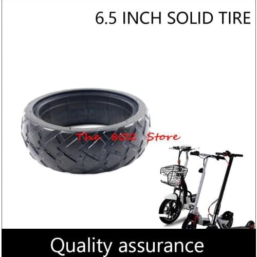 6.5 Inch 165x45 off road Solid Tire8 Explosion-Proof Tyre Wheel for Mini Electric Scooter Wheelchair Mini Dirt Bike Motorcycle