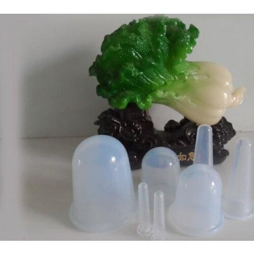 7 pcs Silicone facial massage vacuum cup beauty salon Moisture absorption cupping set