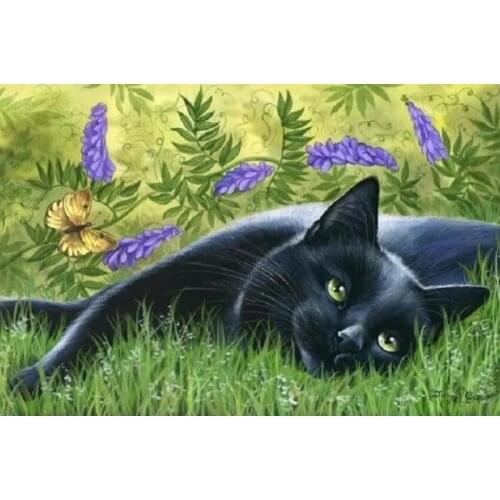 Diy 5d diamond painting,diamond embroidery animal,full square diamond,diamond painting cat
