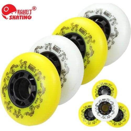 Free shipping branded SKATING 3rd 90A inline skates wheel braking roller blade rodas slide skating ruedas for sliding paiting