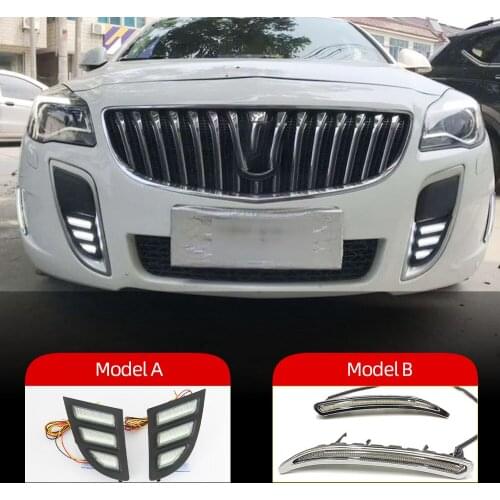 CSCSNL 2Pcs LED Daytime Running Lights For Buick Regal GS Opel Insignia 2010 2011 2012 2013 2014 2015 2016 Fog Lamp ABS 12V DRL