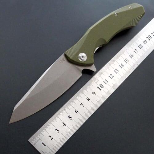 EF228 D2 Blade G10 Handle Multi Usage for Outdoor Camping Hunting Survival Folding Pocket Knife With Clip Tactical EDC Tool