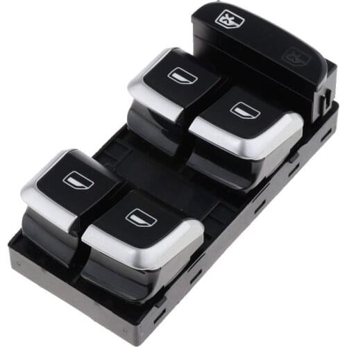Electric Window Switch for Audi A4 08-On A5 08-On Q3 08-On Q5 09-on Chrome