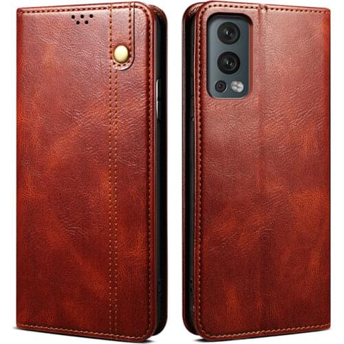 For Oneplus Nord 2 5G Flip Case Luxury Texture Leather Magnetic Book Cover One Plus Nord 2 Case OnePlus Nord2 Wallet Fundas