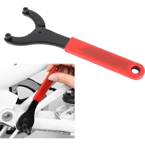 Bicycle Repair Wrench Bike Crankset Shaft Flywheel Lock Ring Disassembly Spanner 094C
