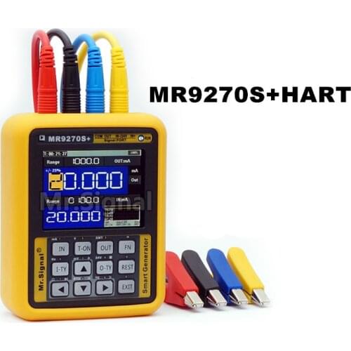 MR9270S + HART 4-20MA Signal Generator Calibrate Current Voltage PT100 Thermocouple Pressure Transmitter Recorder Frequency