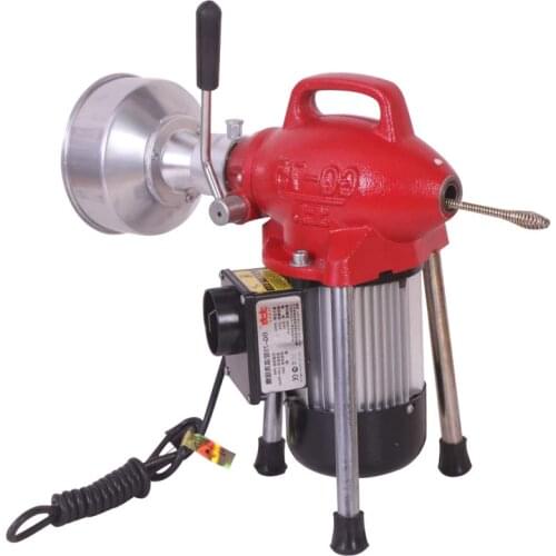 GQ-75 Sewer Pipeline Leakage Toilet Clogging Dredge Cleaning Machine 220V / 390W Electric Pipe Dredger