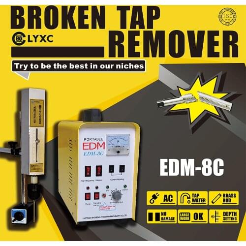 EDM-8C broken tap remover portable edm machine drilling small holes special for metal products factory