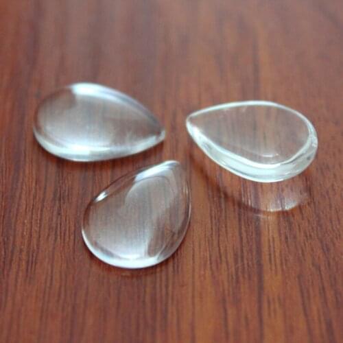 Drip Clear Glass Cabochon Diy Making Transparent Stone Multi Sizes Supplies for Jewelry Accessories