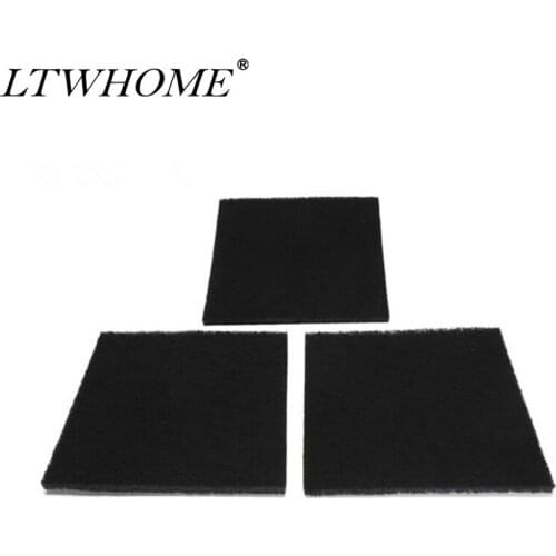 LTWHOME Square Carbon Filter Pads Fit for Danner 12202 Pondmaster PM 1000 and PM 2000