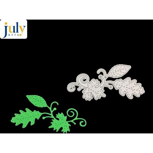 Julyarts Vines Metal Cutting Dies Leaf Metal Scrapbooking Dies Cuts Blade Punch Stencils Photo Album Die Cut