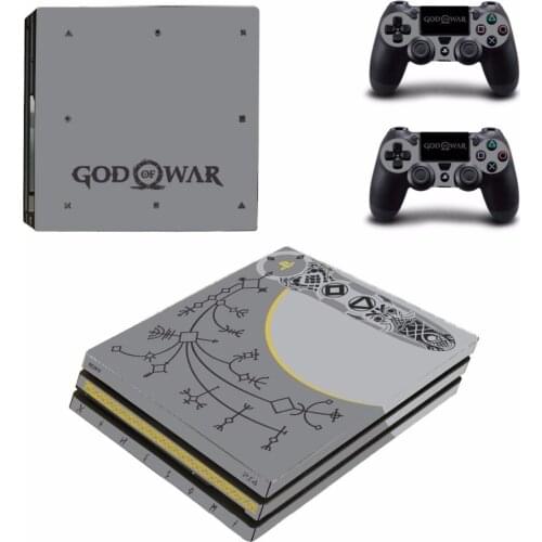 God of War PS4 Pro Skin Sticker for Sony PS4 Pro PlayStation 4 and 2 controller skins