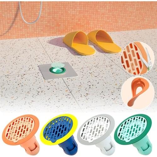 Bath Shower Floor Strainer Cover Bathroom Sink Cover Kitchen Anti-Clogging Floor Sink Shower Water Filter Kitchen Sink Cork