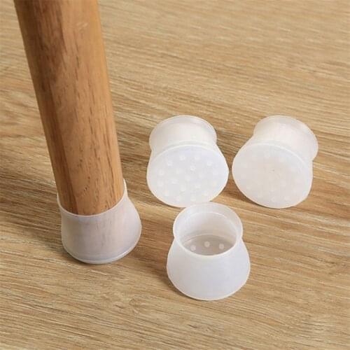 20pcs Anti-slip Table Legs Silicon Furniture Leg Protection Cover Table Feet Pad Floor Protector For Chair Leg Floor Protection