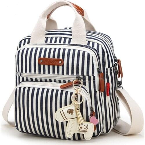 2021 new fashion small Mommy Bag Messenger multifunctional Mommy bag double shoulder mother baby bag out
