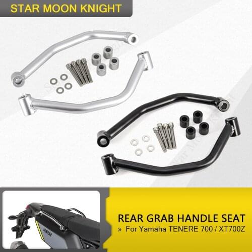 NEW Motorcycle Accessories Passenger Rear Grab Handle CNC Seat Hand Handle Grab Bar Rail FOR YAMAHA Tenere 700 XTZ XT700Z T700